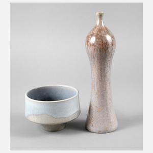 Wendelin Stahl, Vase und Schale