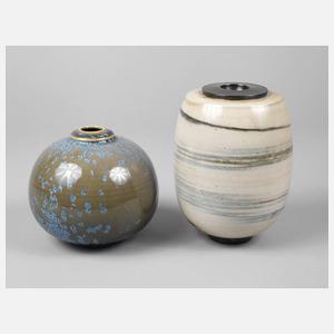 Zwei Vasen Walther & Karin Zander