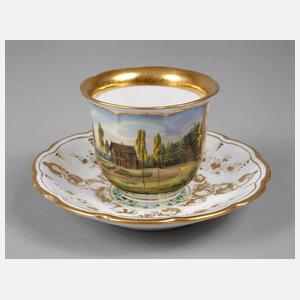 Gotha Ansichtentasse ”Tanzbuche”