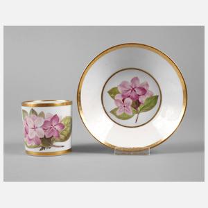 Gotha Vitrinentasse Biedermeier