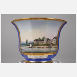 Große Ansichtentasse ”Schloss zu Bieberich”