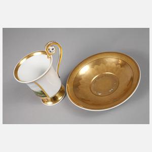 KPM Berlin Ansichtentasse Biedermeier