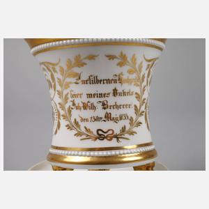 KPM Berlin Erinnerungstasse Silberhochzeit 1833