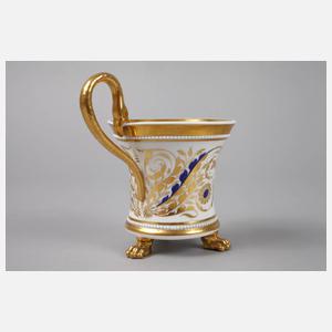 KPM Berlin Erinnerungstasse Silberhochzeit 1833