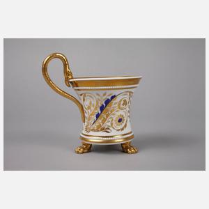 KPM Berlin Erinnerungstasse Silberhochzeit 1833