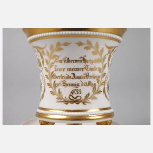 KPM Berlin Erinnerungstasse Silberhochzeit 1833