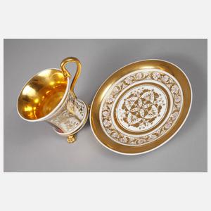 KPM Berlin Eucharistietasse Biedermeier