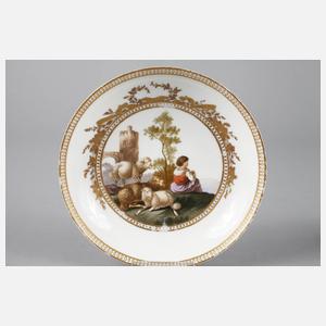 Meissen Vitrinentasse Schäferszene