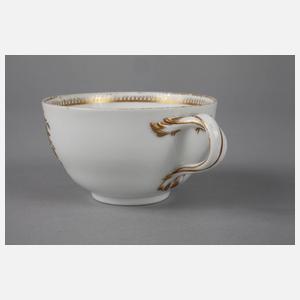 Meissen Vitrinentasse Schäferszene