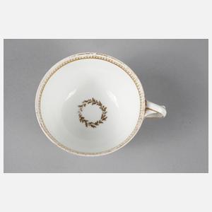 Meissen Vitrinentasse Schäferszene