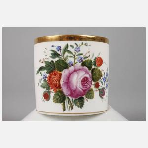 Nymphenburg Vitrinentasse Biedermeier