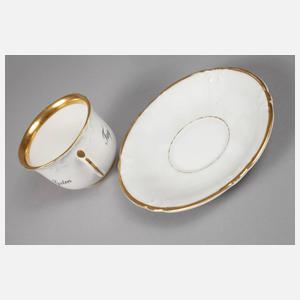 Christian Fischer Zwickau Ansichtentasse Biedermeier