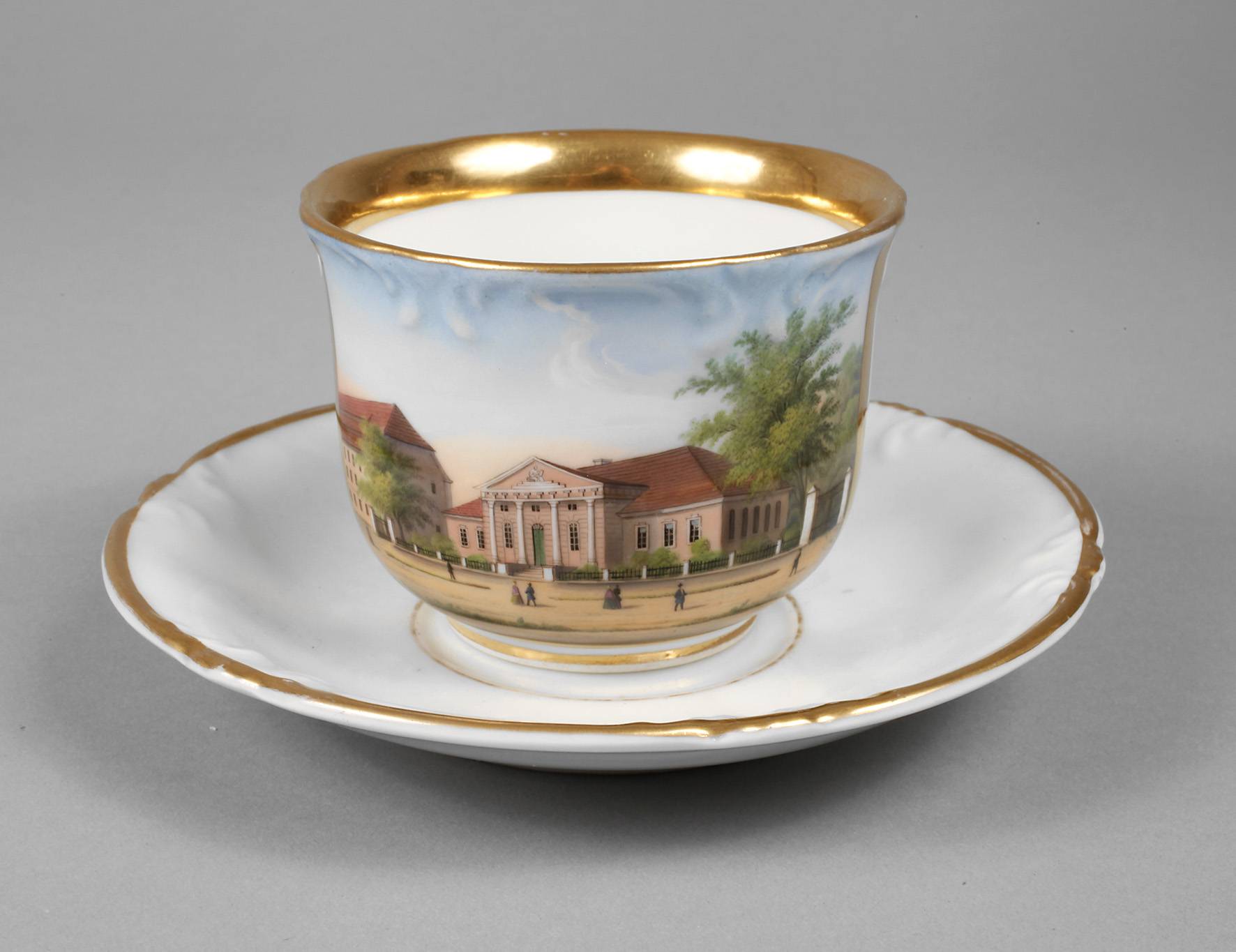 Christian Fischer Zwickau Ansichtentasse Biedermeier