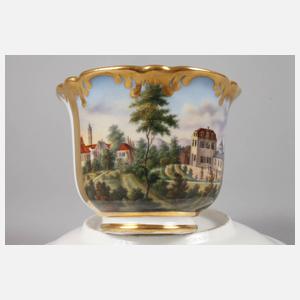 Ansichtentasse Biedermeier