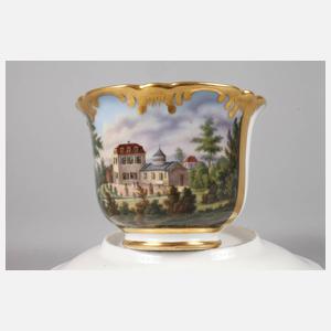 Ansichtentasse Biedermeier