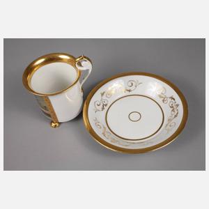 Ansichtentasse Biedermeier