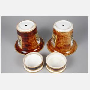 Paar Cachepots Biedermeier