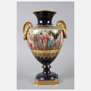 Prunkvase im Wiener Stil