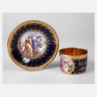 Vitrinentasse im Wiener Stil111