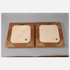 KPM Berlin Paar Porzellanbilder Ehepaarportrait