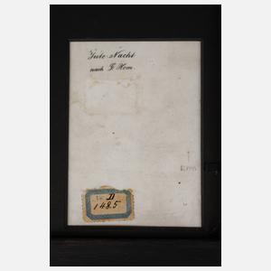 KPM Berlin Bildplatte ”Gute Nacht”