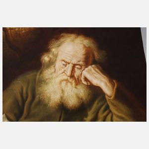 Porzellanbildplatte ”Der Eremit”