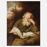 Porzellanbildplatte ”Der Eremit”111