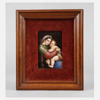 Bildplatte ”Madonna della Sedia”111