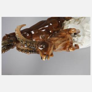 Hutschenreuther ”Große Steinbockgruppe”