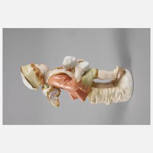 KPM Berlin ”Amorette mit Büste und Meißel”