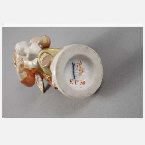 KPM Berlin ”Amorette mit Büste und Meißel”