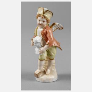 KPM Berlin ”Amorette mit Büste und Meißel”