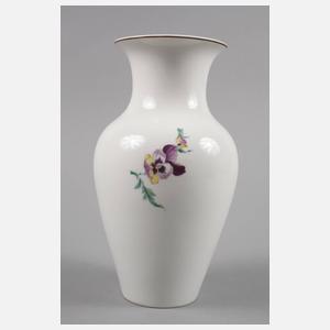 KPM Berlin Vase mit Blumenmalerei