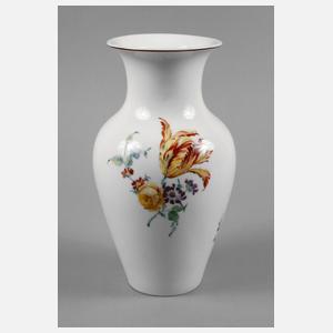 KPM Berlin Vase mit Blumenmalerei
