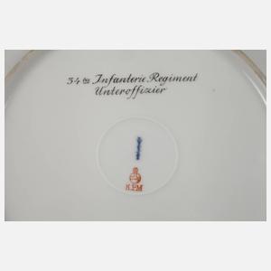 KPM Berlin Wandteller mit Offiziersabbildung