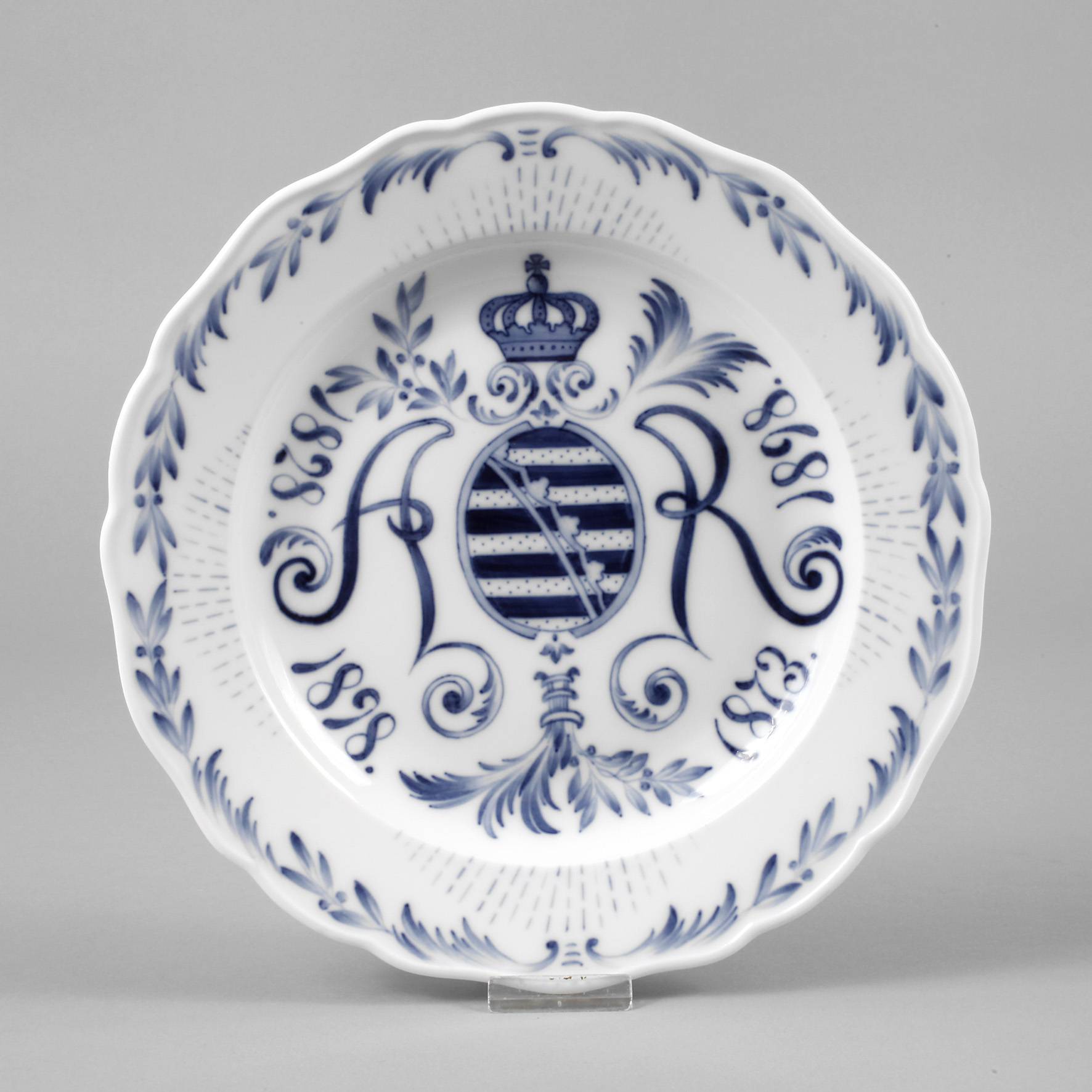 Meissen Jubiläumsteller 1898