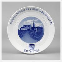 Meissen Reservistenteller ”Bautzen 1909”111