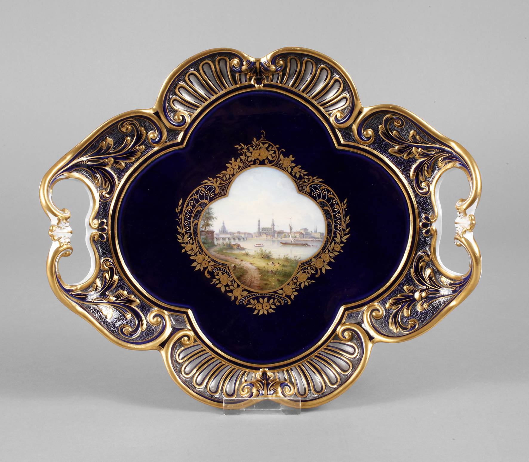 Meissen Prunkplatte ”Dresden”