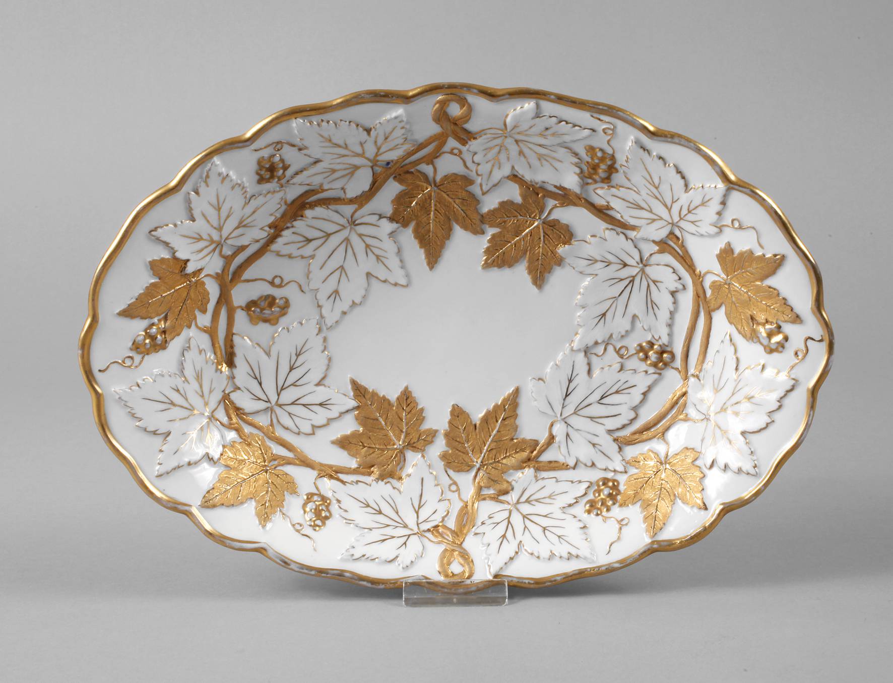 Meissen ovale Prunkschale