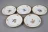 Meissen fünf Kuchenteller ”Blume 1”