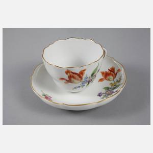 Meissen Restservice Blumenmalerei