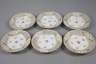 Meissen sechs Durchbruchteller und Schale ”Gestreute Blümchen”