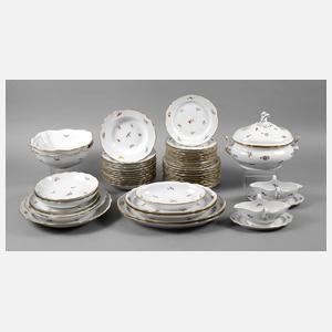 Meissen Speiseservice ”Gestreute Blümchen”