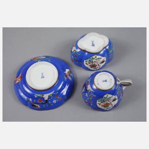 Meissen vier Teile Kakiemondekor