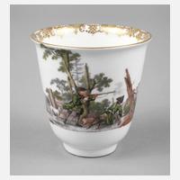 Meissen Bechertasse mit Jagdmotiv111