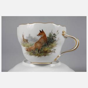 Meissen Gedeck ”Wildmalerei nach Ridinger”