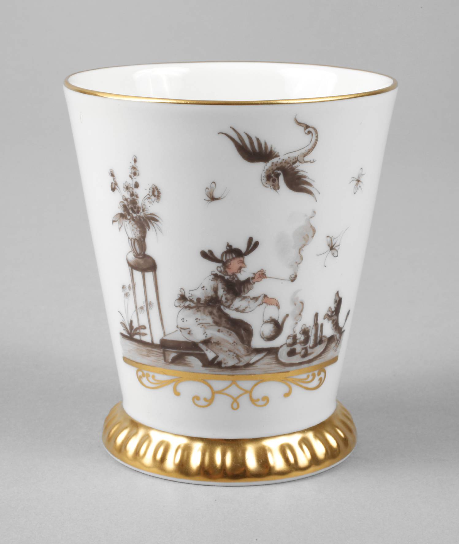 Meissen Jubiläumsbecher ”Chinoiserien nach Höroldt”