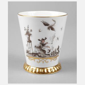 Meissen Jubiläumsbecher ”Chinoiserien nach Höroldt”