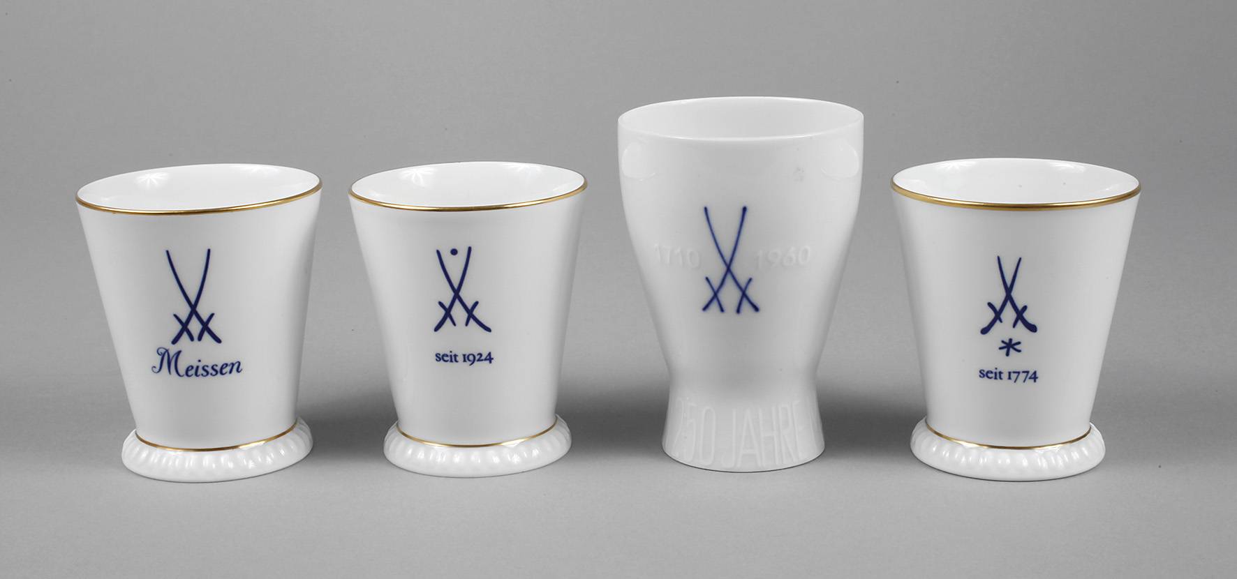 Meissen vier Jahresbecher