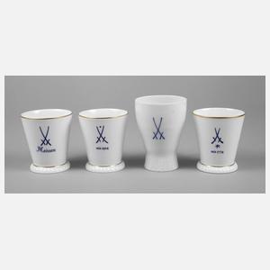 Meissen vier Jahresbecher